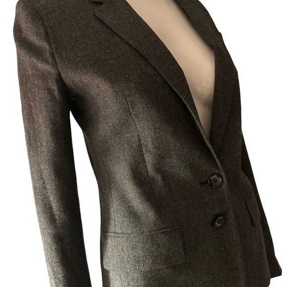 French Connection Gray Tailored Blazer with Notched Lapels - Picture 3 of 6